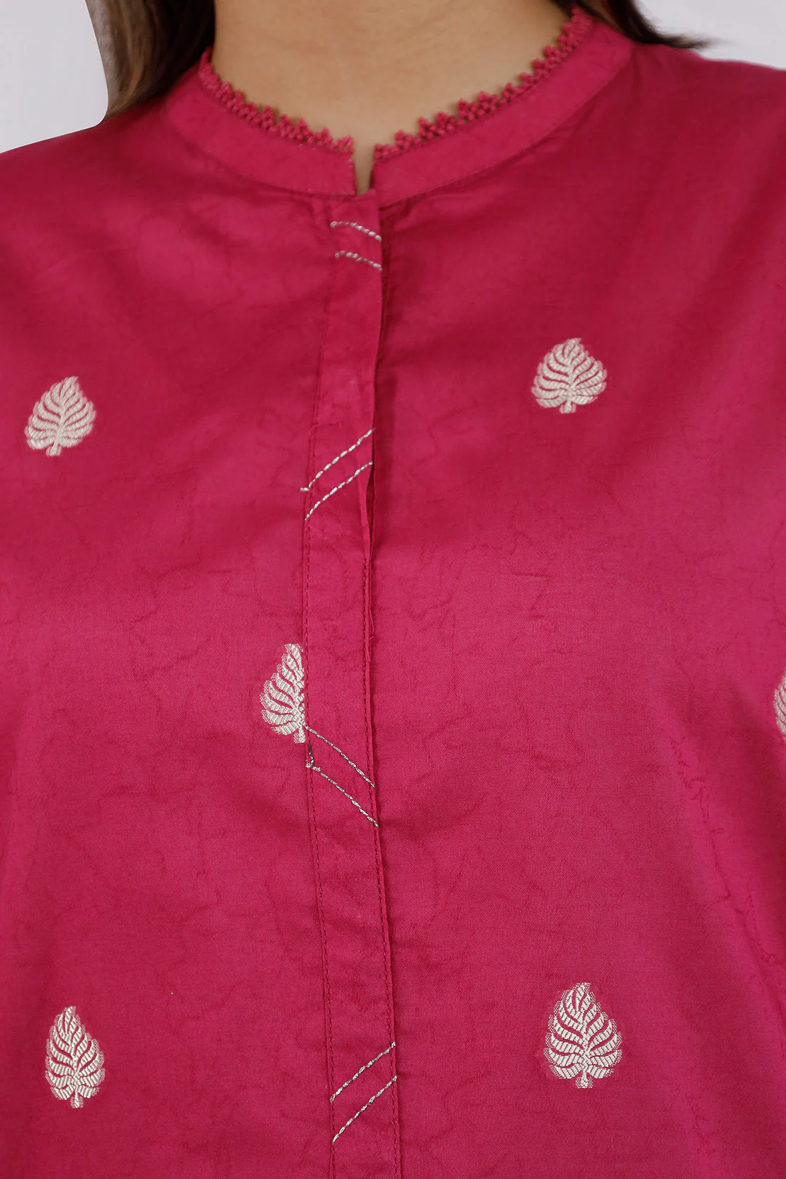 Cotton Jacquard Stitched 2 Piece (Shirt/Trouser) - Image 4