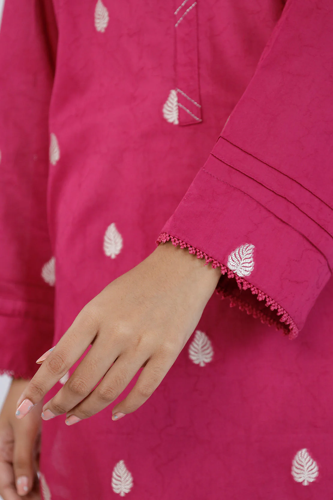 Cotton Jacquard Stitched 2 Piece (Shirt/Trouser) - Image 5