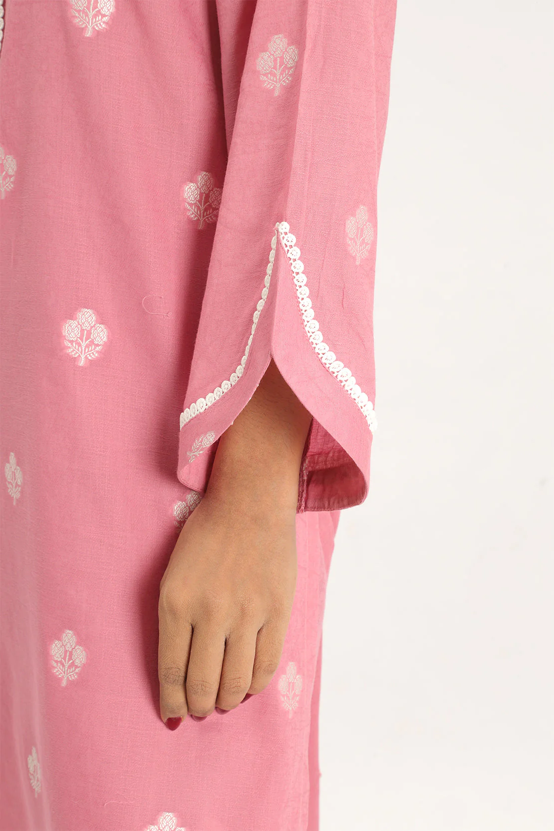 Cotton Jacquard Stitched 2 Piece (Shirt/Trouser) - Image 6