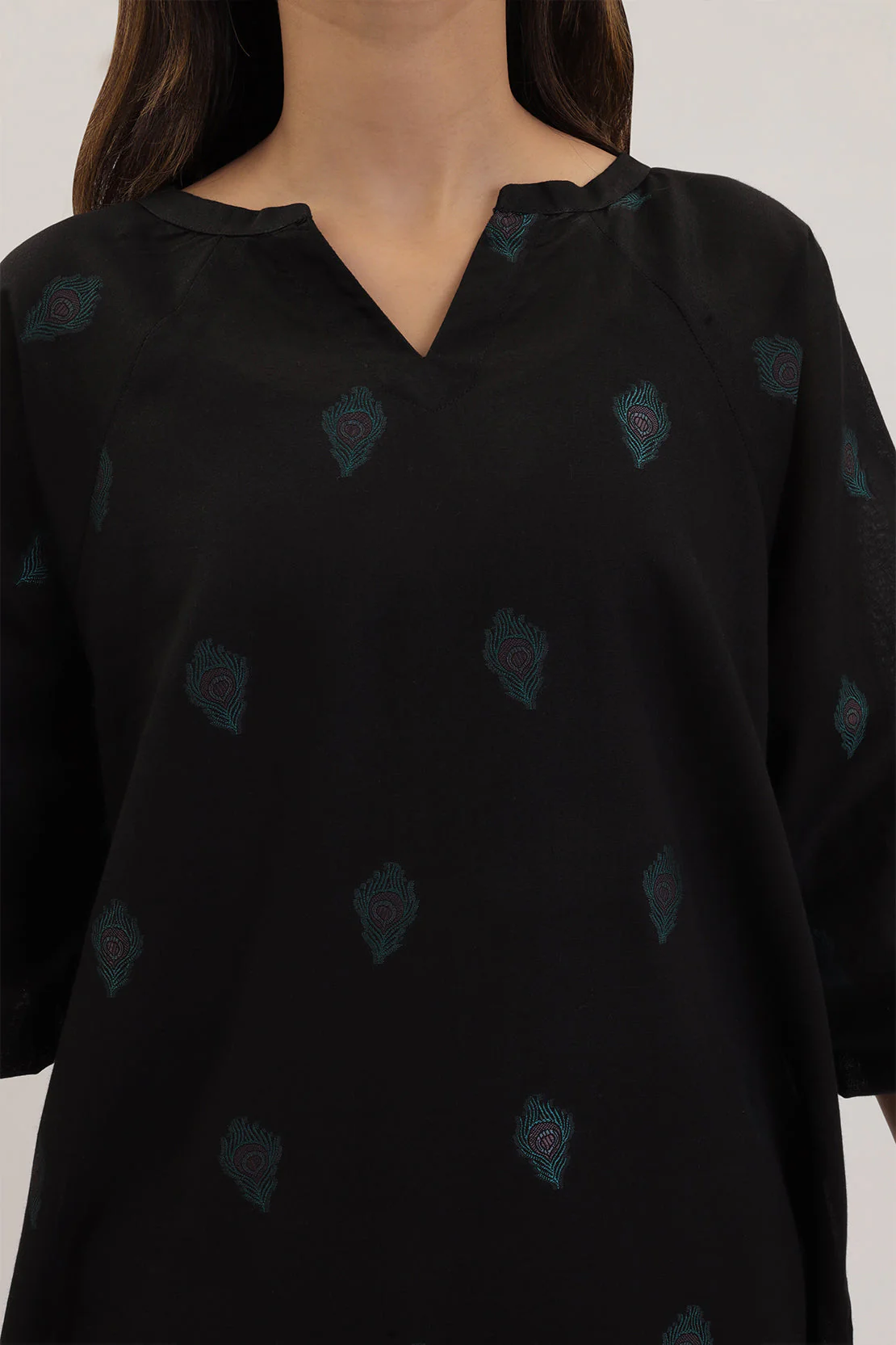 Cotton Jacquard Stitched 2 Piece (Shirt/Trouser) - Image 2