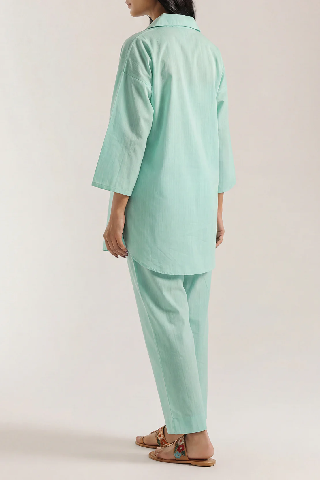 Cotton Jacquard Stitched 2 Piece (Shirt/Trouser) - Image 4
