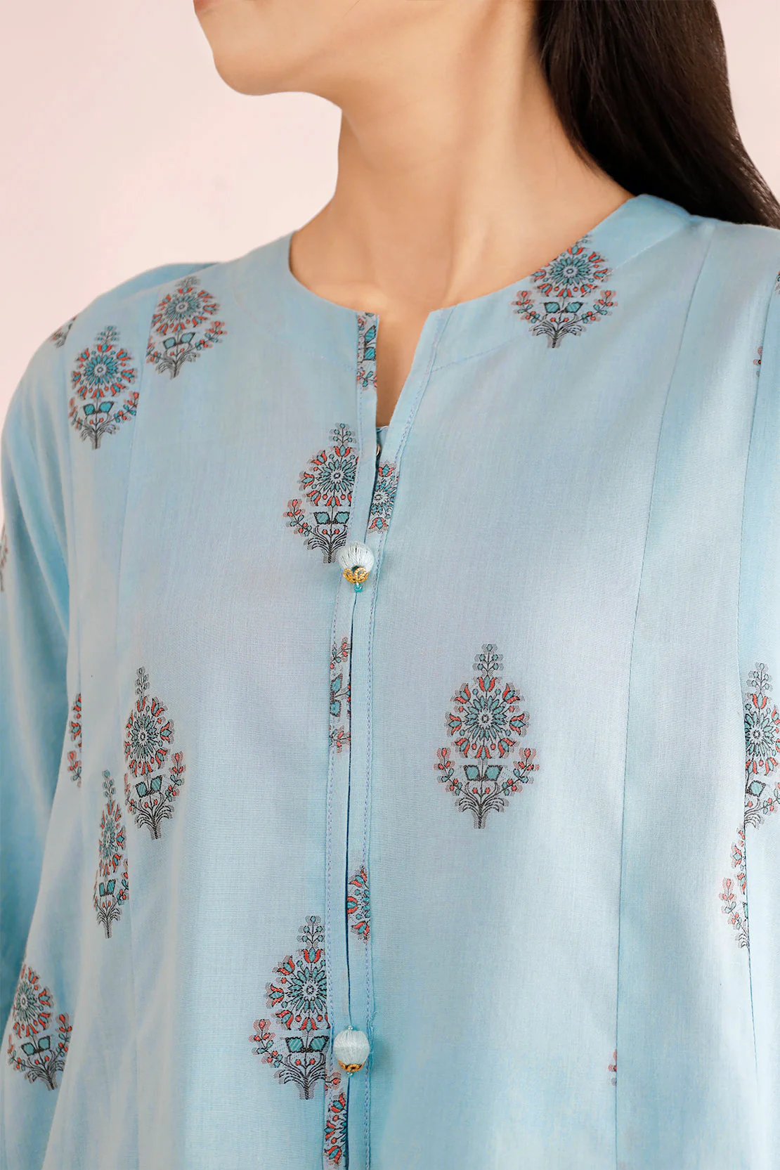 Cotton Jacquard Stitched 2 Piece (Shirt/Trouser) - Image 4