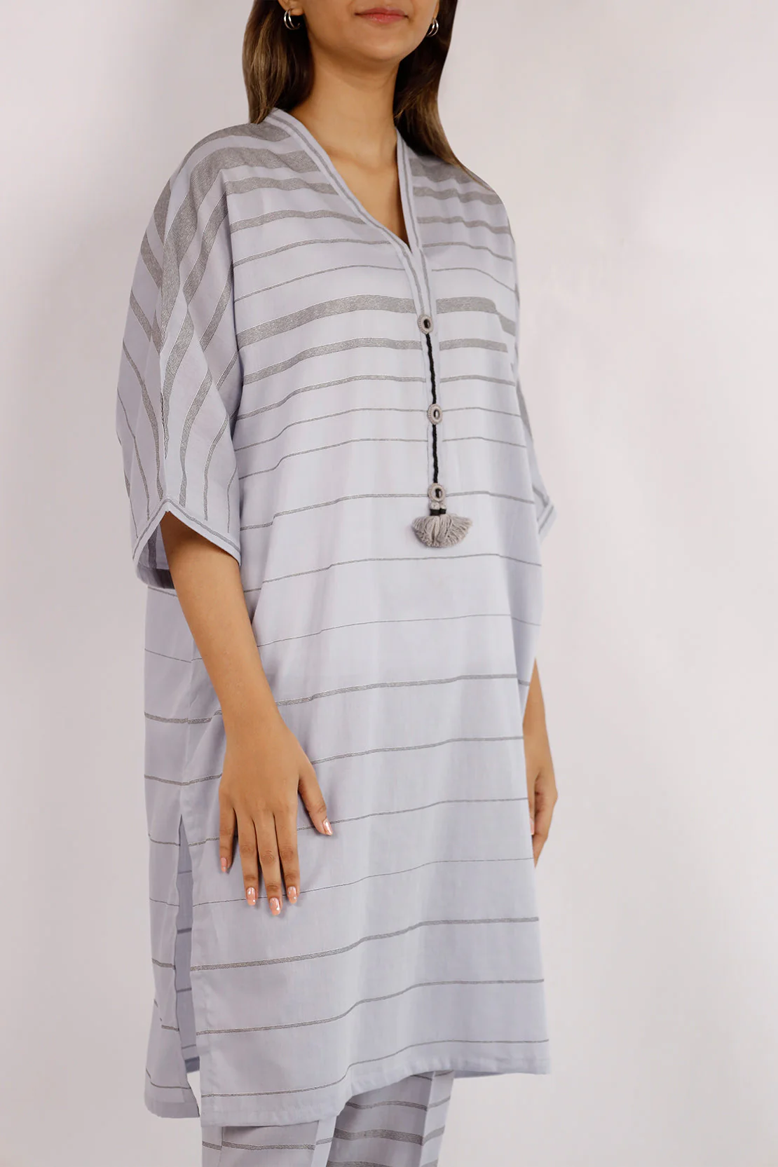 Cotton Jacquard Stitched 2 Piece (Shirt/Trouser) - Image 3