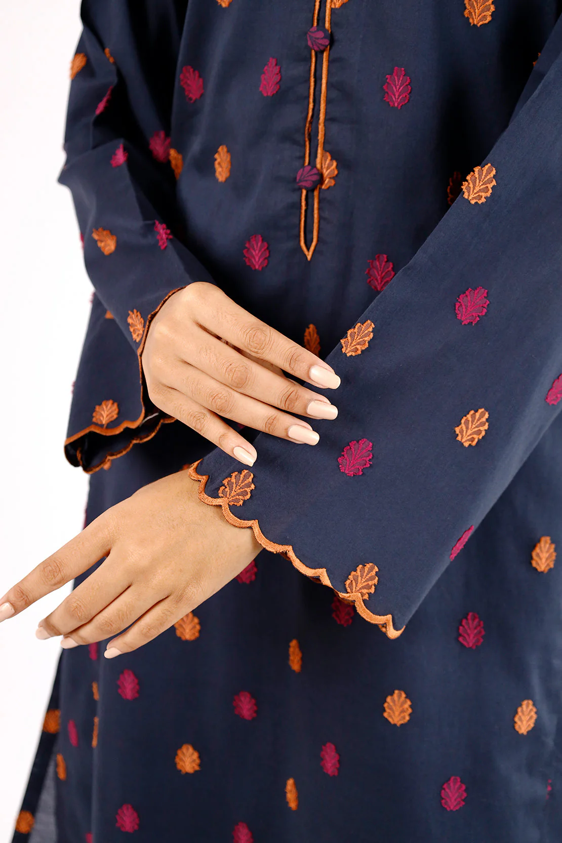 Cotton Jacquard Stitched 2 Piece (Shirt/Trouser) - Image 5
