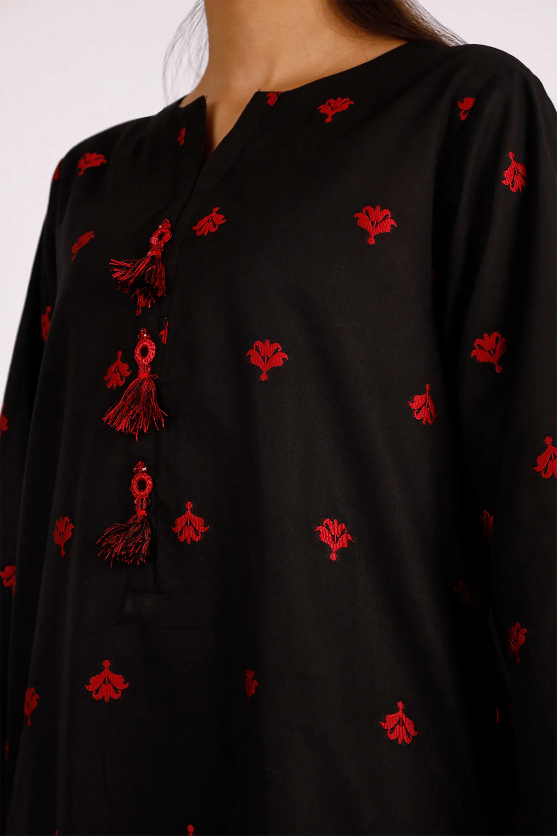 Cotton Jacquard Stitched 2 Piece (Shirt/Trouser) - Image 2