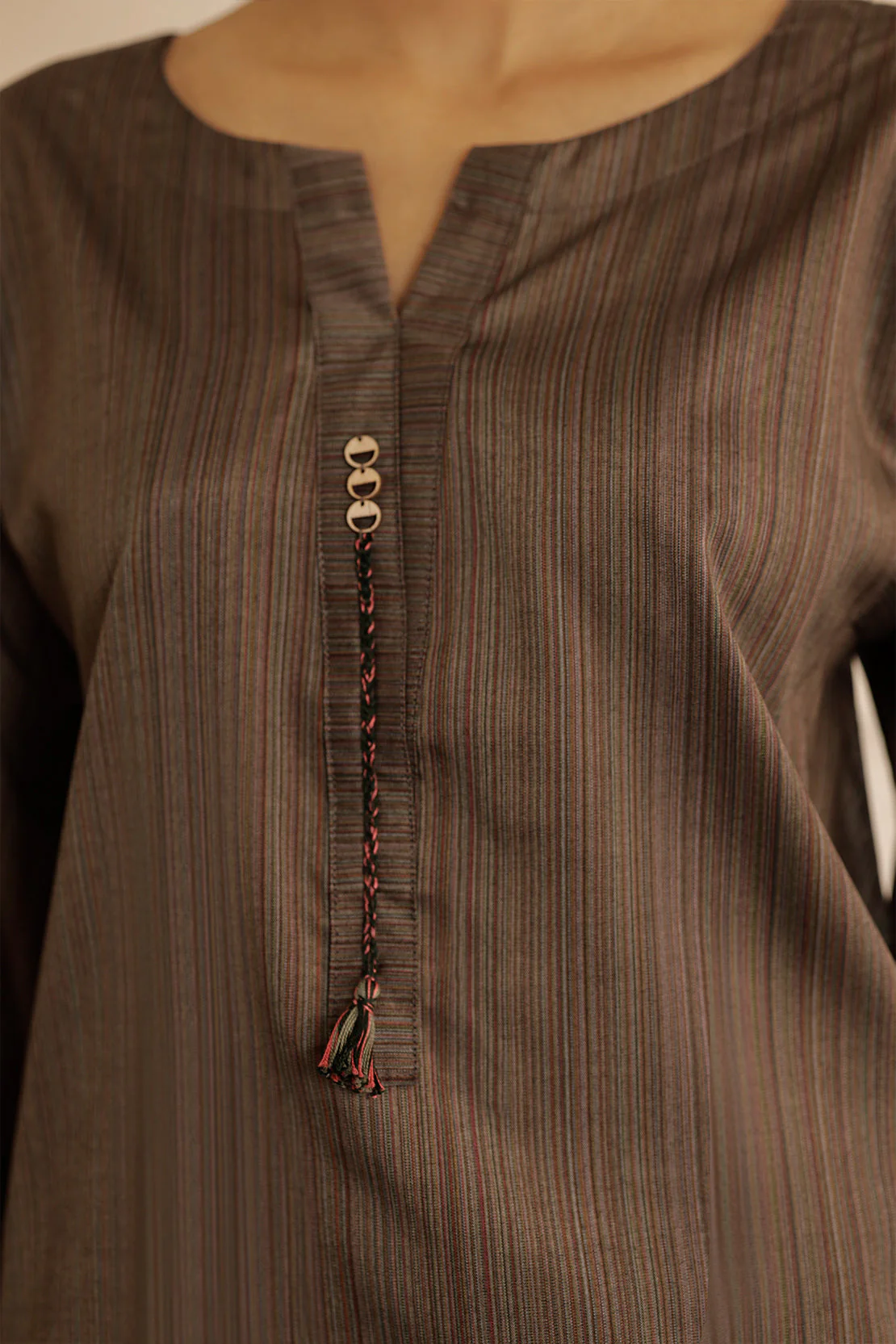 Cotton Jacquard Stitched 2 Piece (Shirt/Trouser) - Image 8