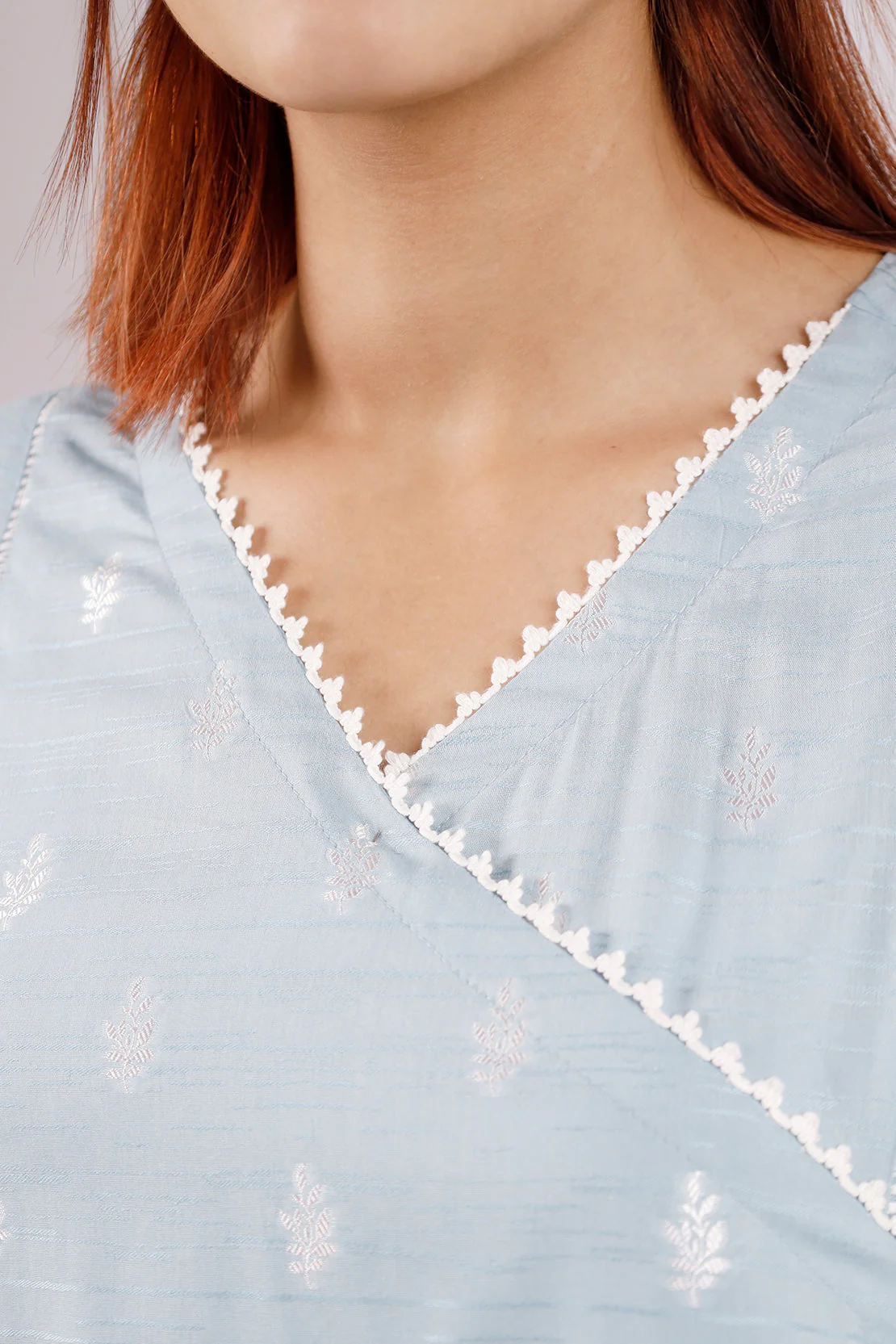 Cotton Jacquard Stitched 2 Piece (Shirt/Trouser) - Image 3
