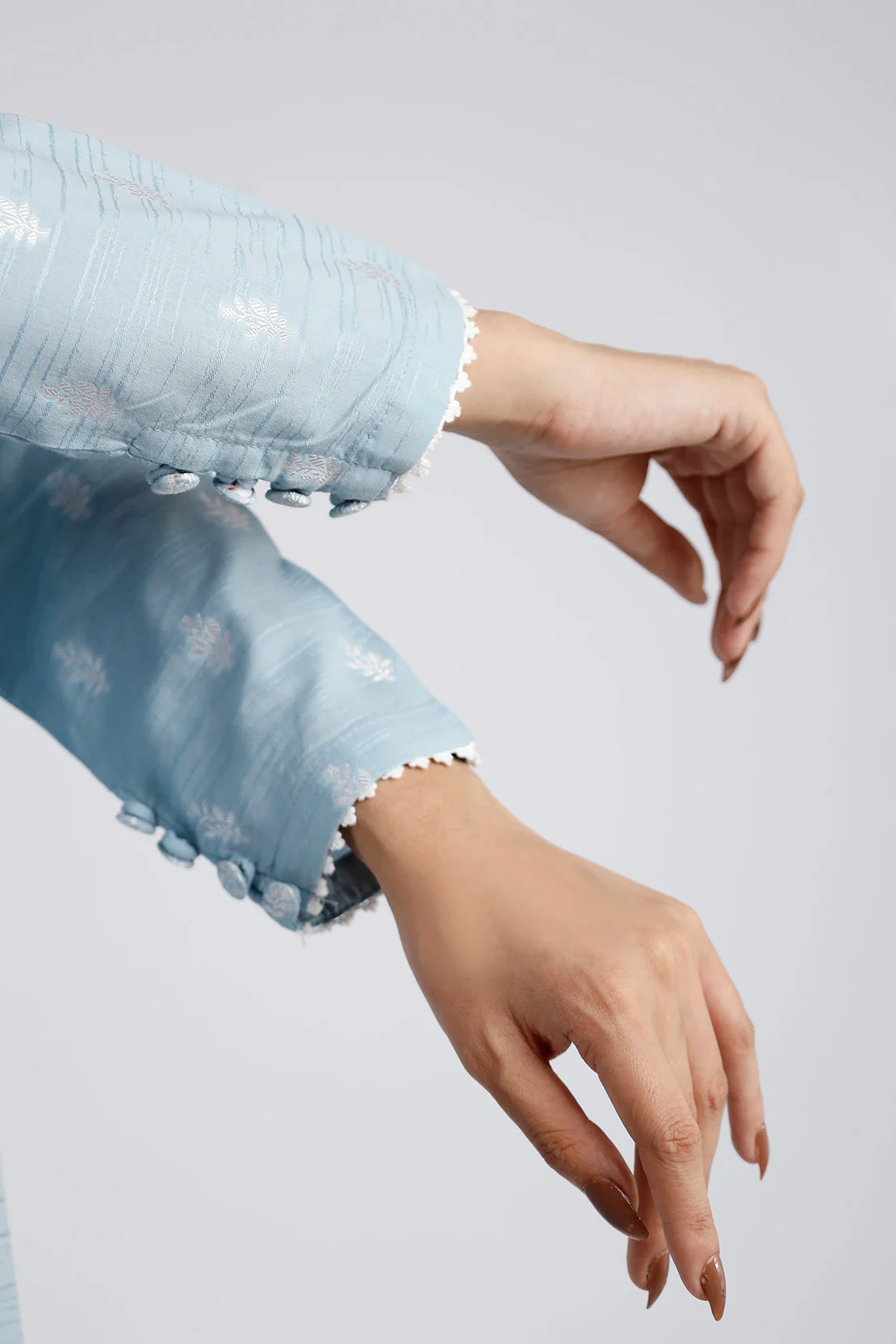 Cotton Jacquard Stitched 2 Piece (Shirt/Trouser) - Image 4