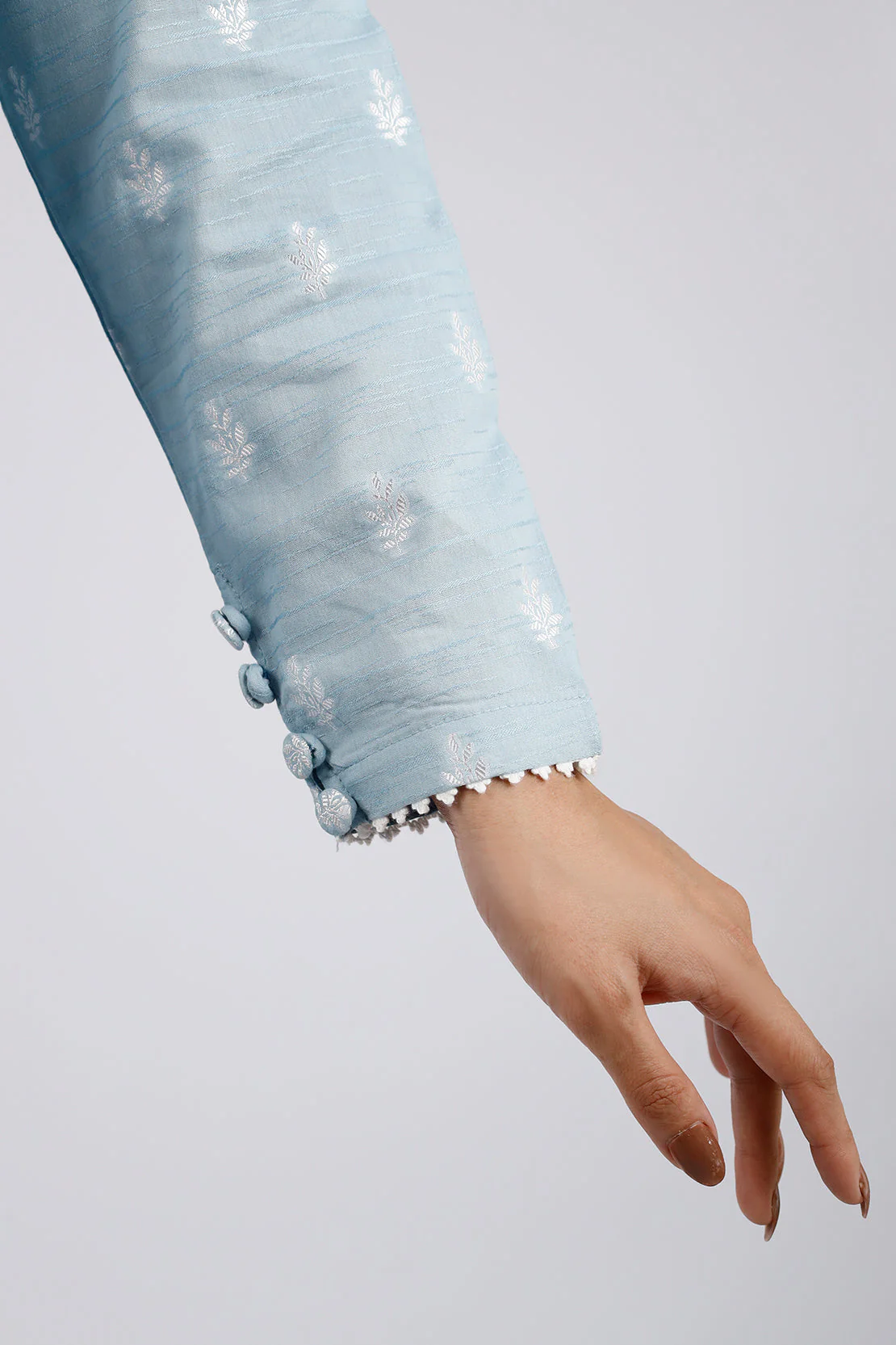 Cotton Jacquard Stitched 2 Piece (Shirt/Trouser) - Image 5