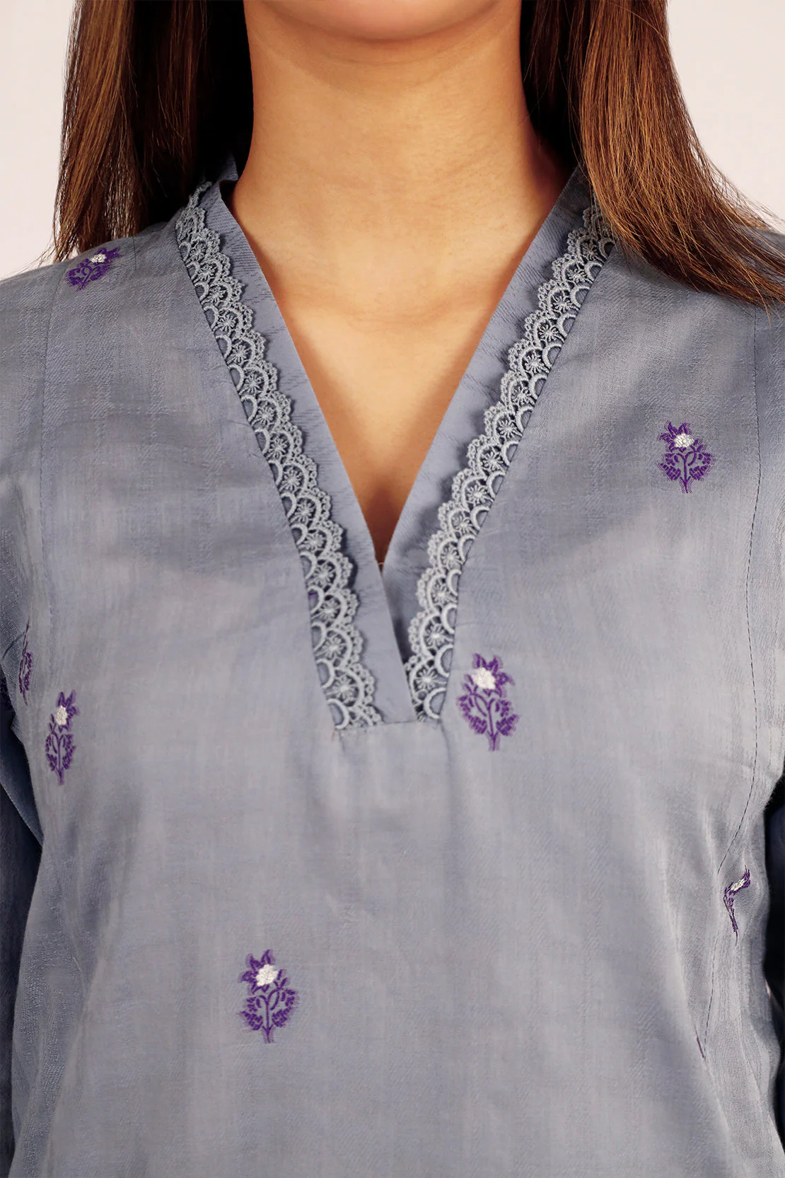 Cotton Jacquard Stitched 2 Piece (Shirt/Trouser) - Image 3