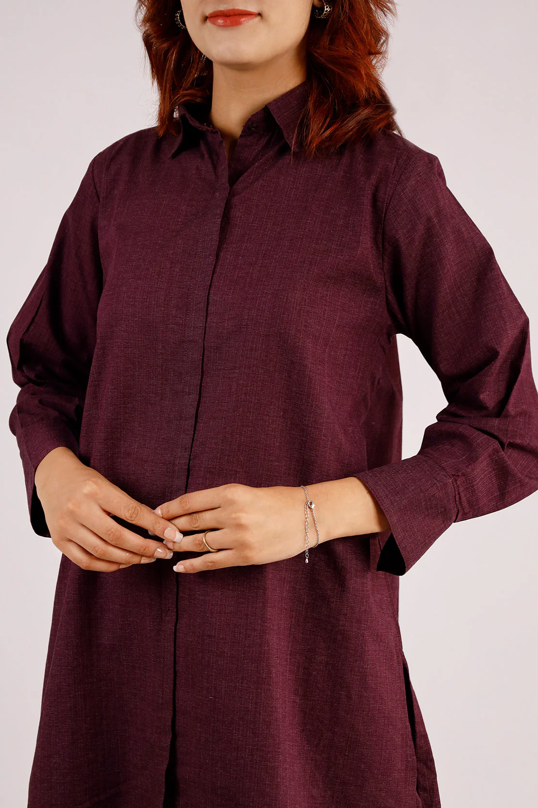 Cotton Jacquard Stitched 2 Piece (Shirt/Trouser) - Image 4