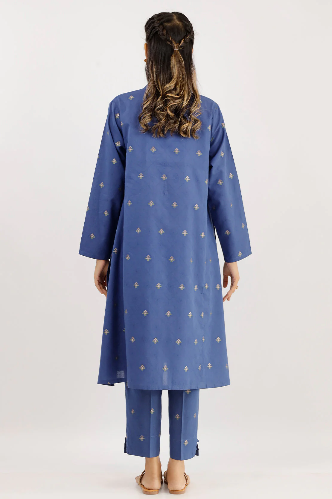 Cotton Jacquard Stitched 2 Piece (Shirt/Trouser) - Image 4