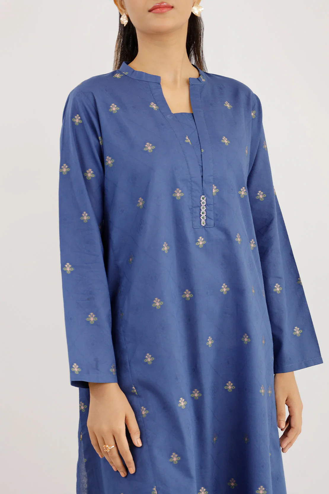 Cotton Jacquard Stitched 2 Piece (Shirt/Trouser) - Image 6
