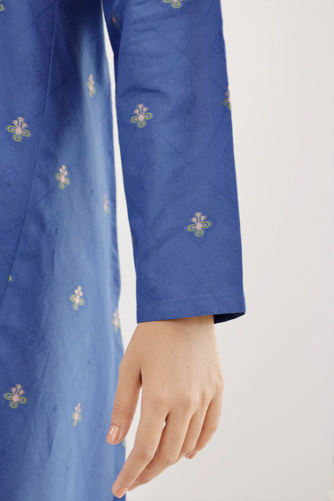 Cotton Jacquard Stitched 2 Piece (Shirt/Trouser) - Image 8