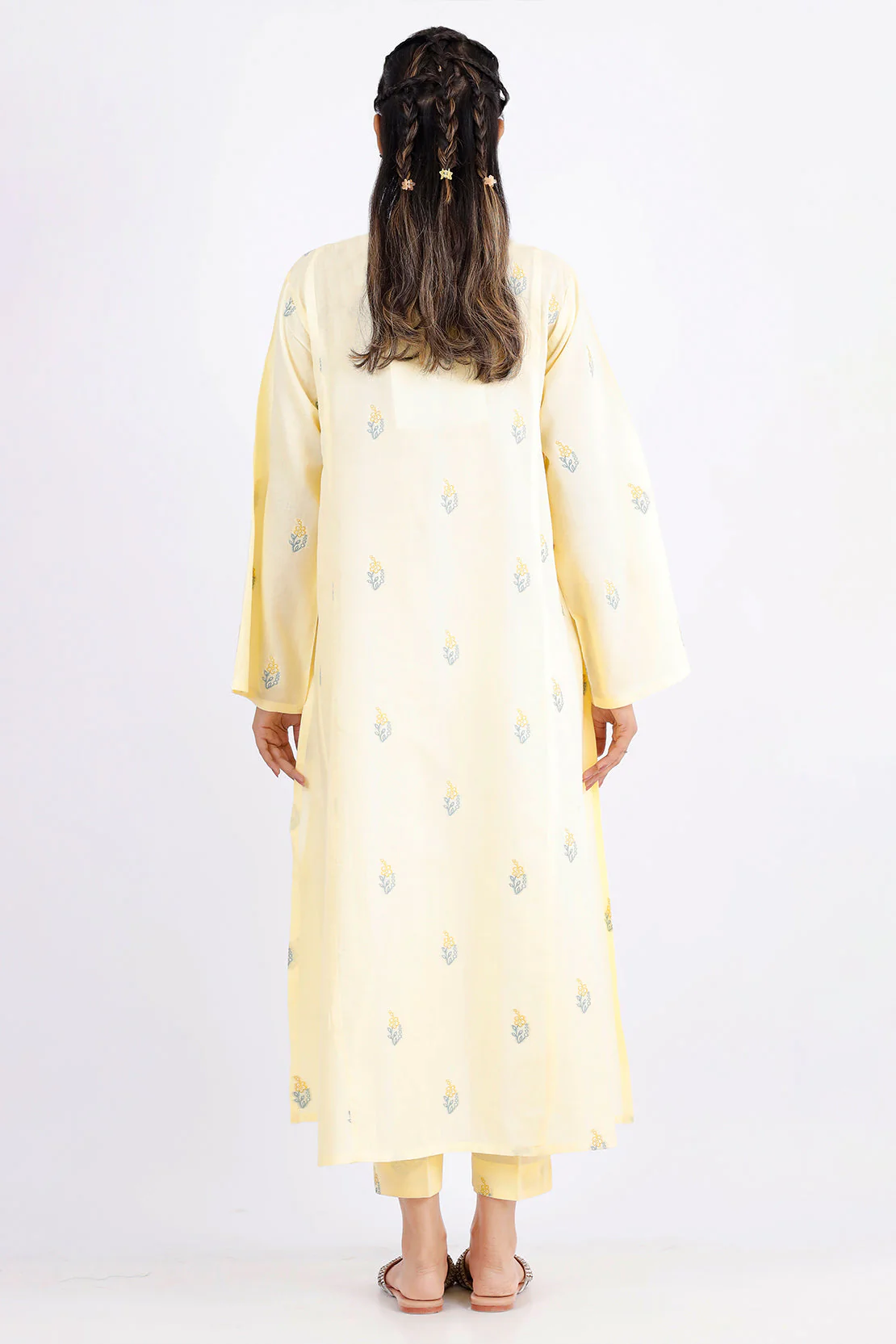 Cotton Jacquard Stitched 2 Piece (Shirt/Trouser) - Image 3