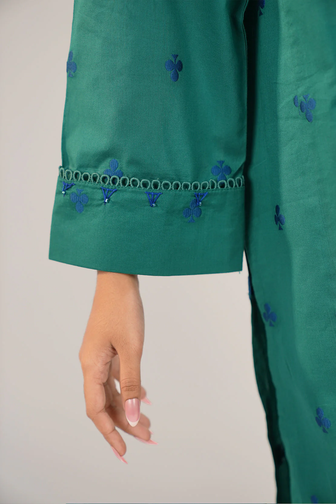 Cotton Jacquard Stitched 2 Piece (Shirt/Trouser) - Image 6