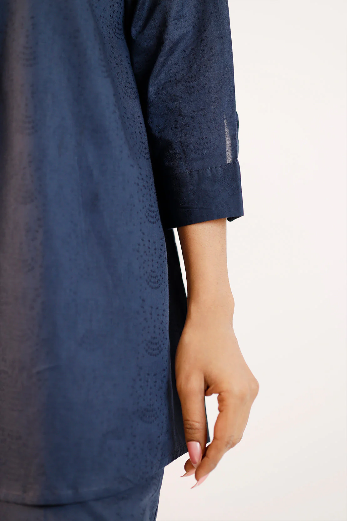 Cotton Jacquard Stitched 2 Piece (Shirt/Trouser) - Image 6