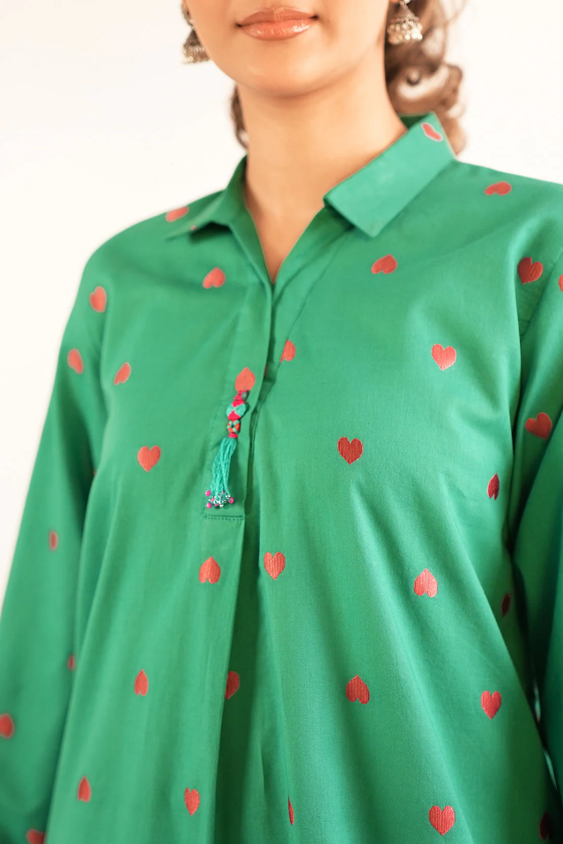 Cotton Jacquard Stitched 2 Piece (Shirt/Trouser) - Image 5