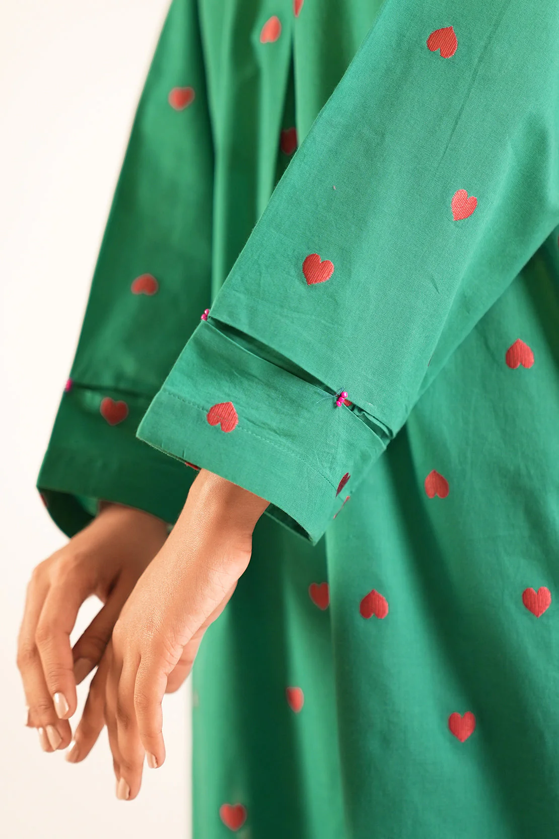 Cotton Jacquard Stitched 2 Piece (Shirt/Trouser) - Image 6