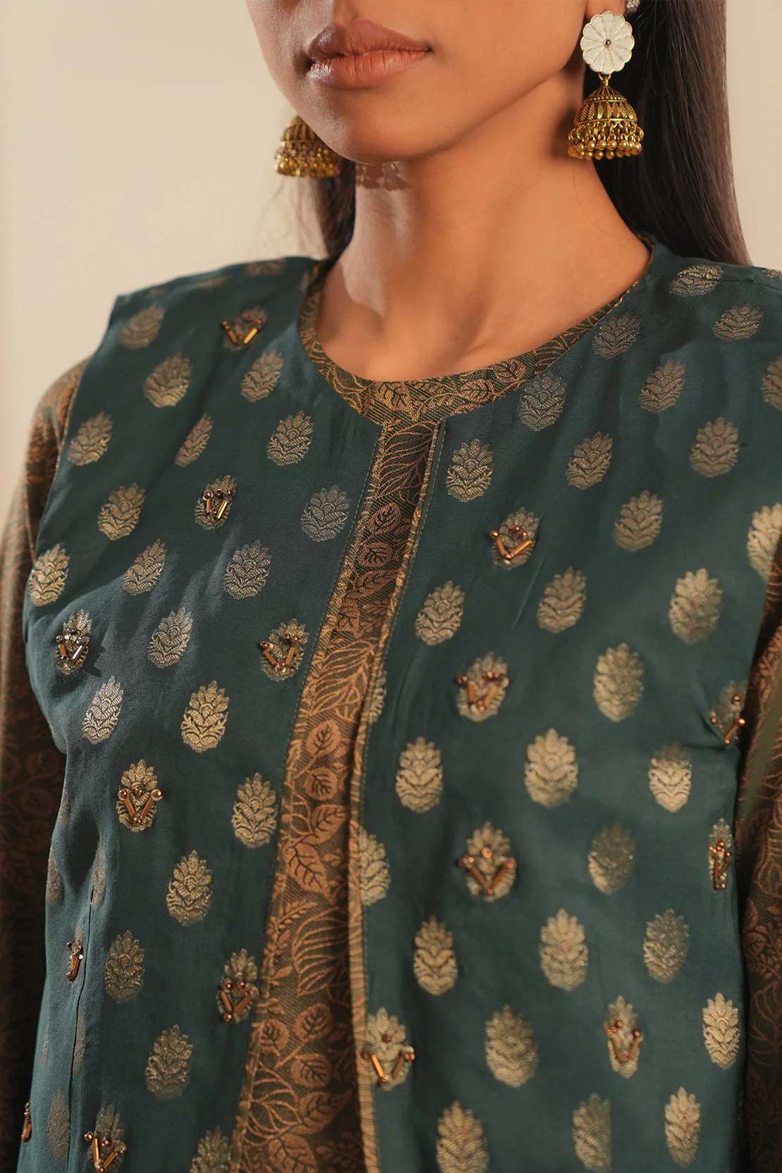 Cotton Jacquard Stitched 2 Piece (Shirt/Trouser) - Image 7