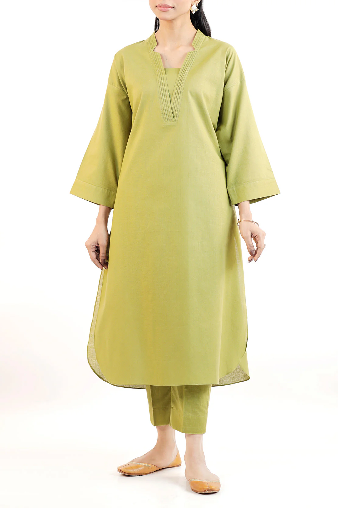 Cotton Jacquard Stitched 2 Piece (Shirt/Trouser) - Image 3