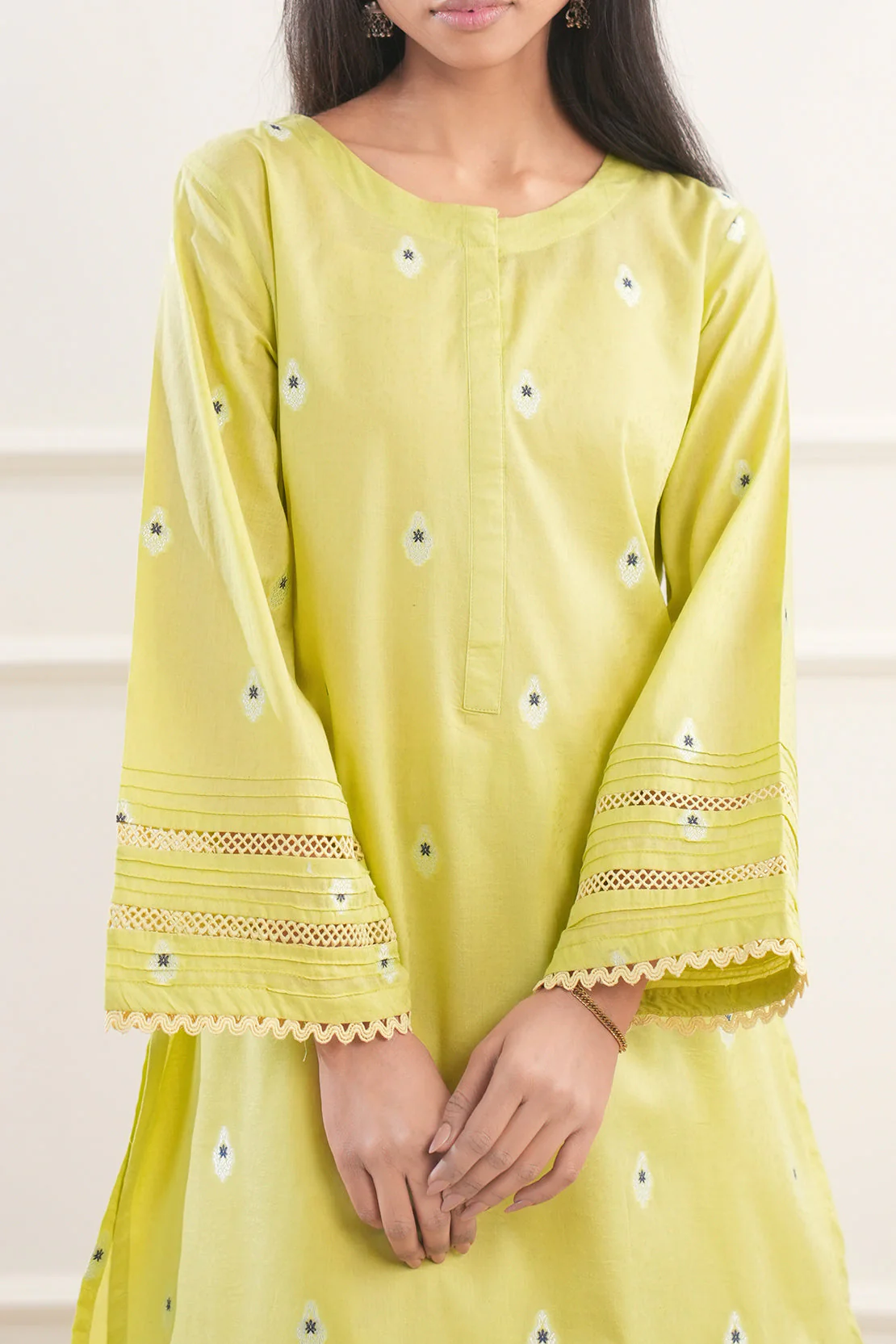 Cotton Jacquard Stitched 2 Piece (Shirt/Trouser) - Image 6