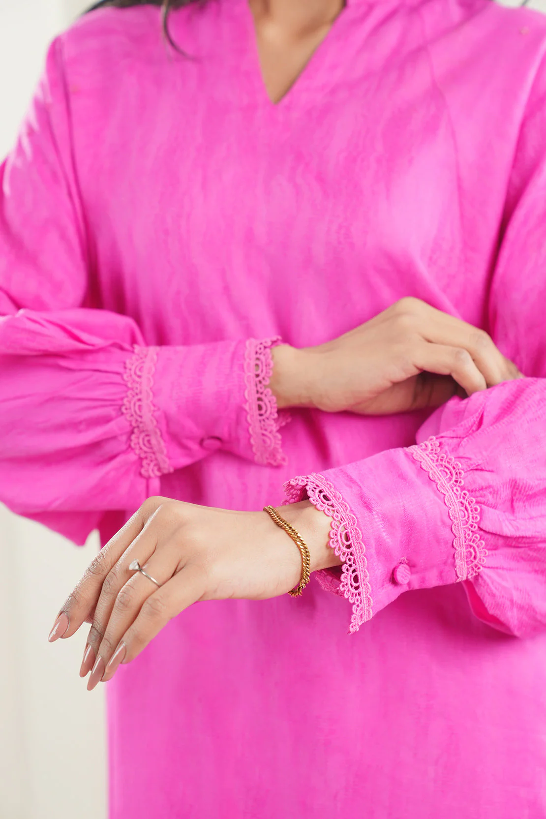 Cotton Jacquard Stitched 2 Piece (Shirt/Trouser) - Image 7