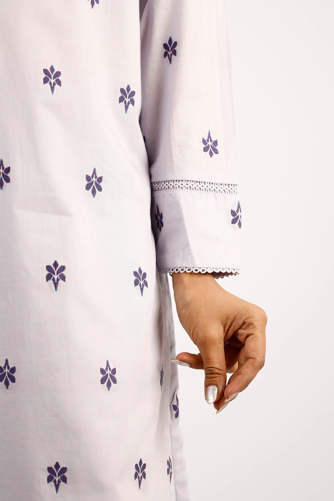 Cotton Jacquard Stitched 2 Piece (Shirt/Trouser) - Image 3