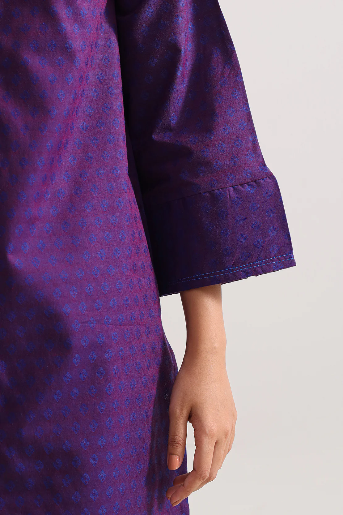 Cotton Jacquard Stitched 2 Piece (Shirt/Trouser) - Image 4