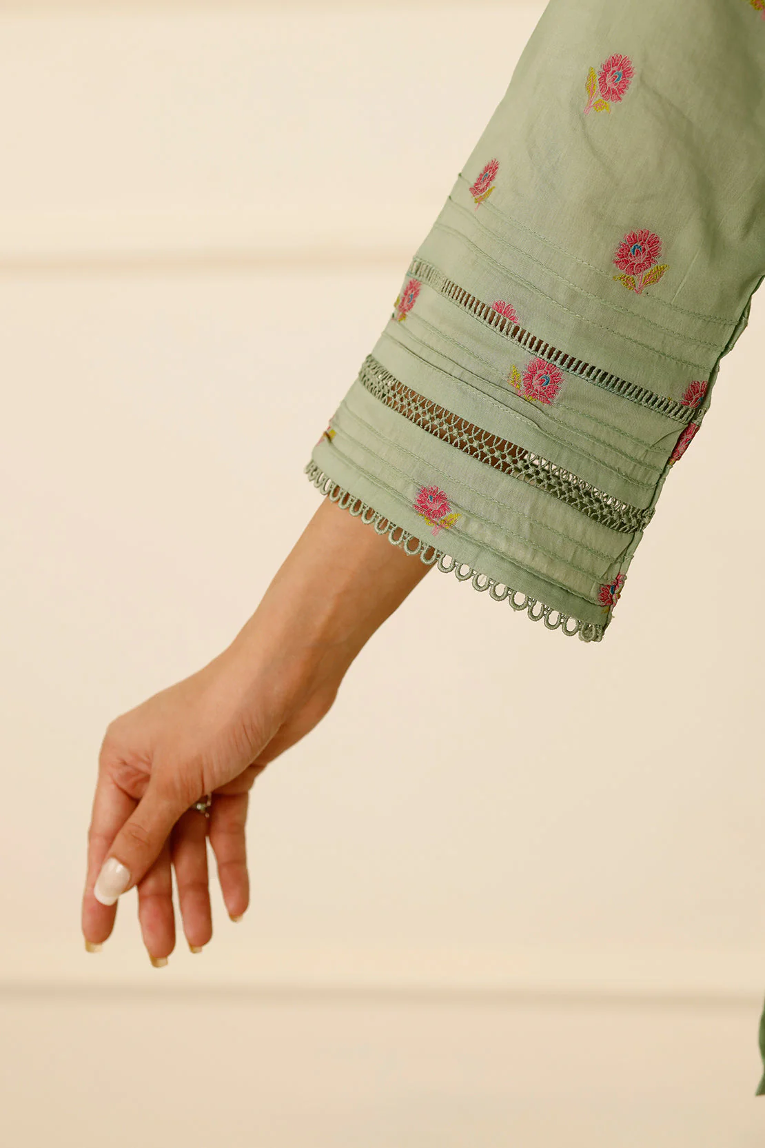 Cotton Jacquard Stitched 2 Piece (Shirt/Trouser) - Image 5