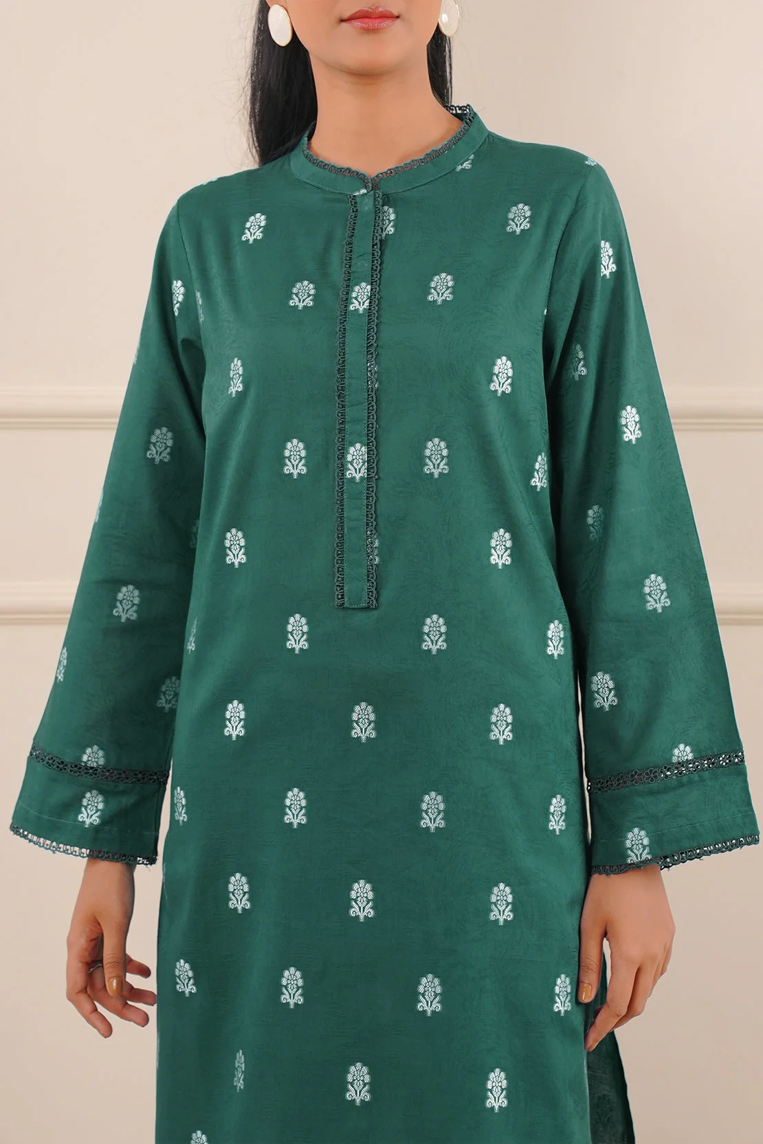 Cotton Jacquard Stitched 2 Piece (Shirt/Trouser) - Image 5