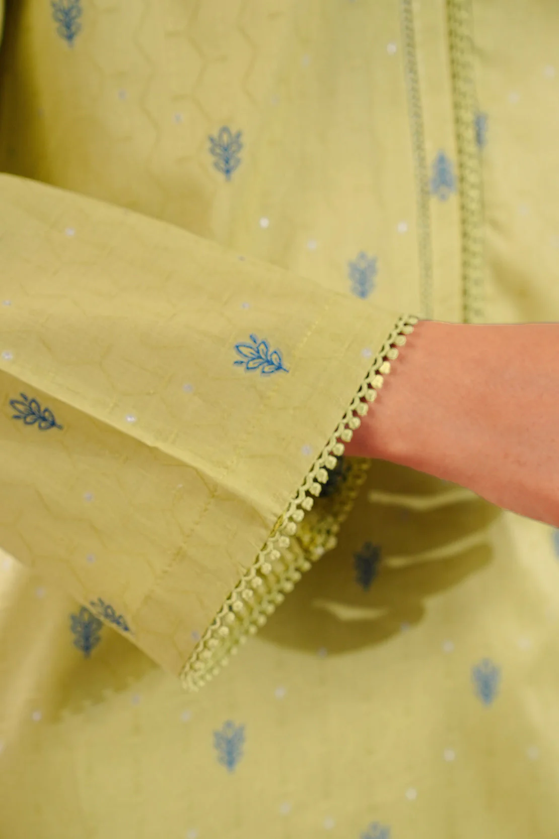 Cotton Jacquard Stitched 2 Piece (Shirt/Trouser) - Image 8