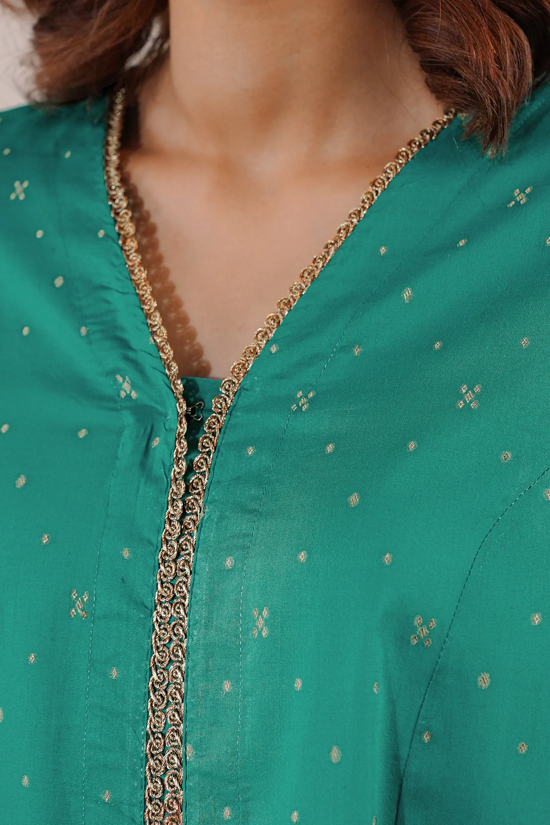 Cotton Jacquard Stitched 2 Piece (Shirt/Trouser) - Image 6