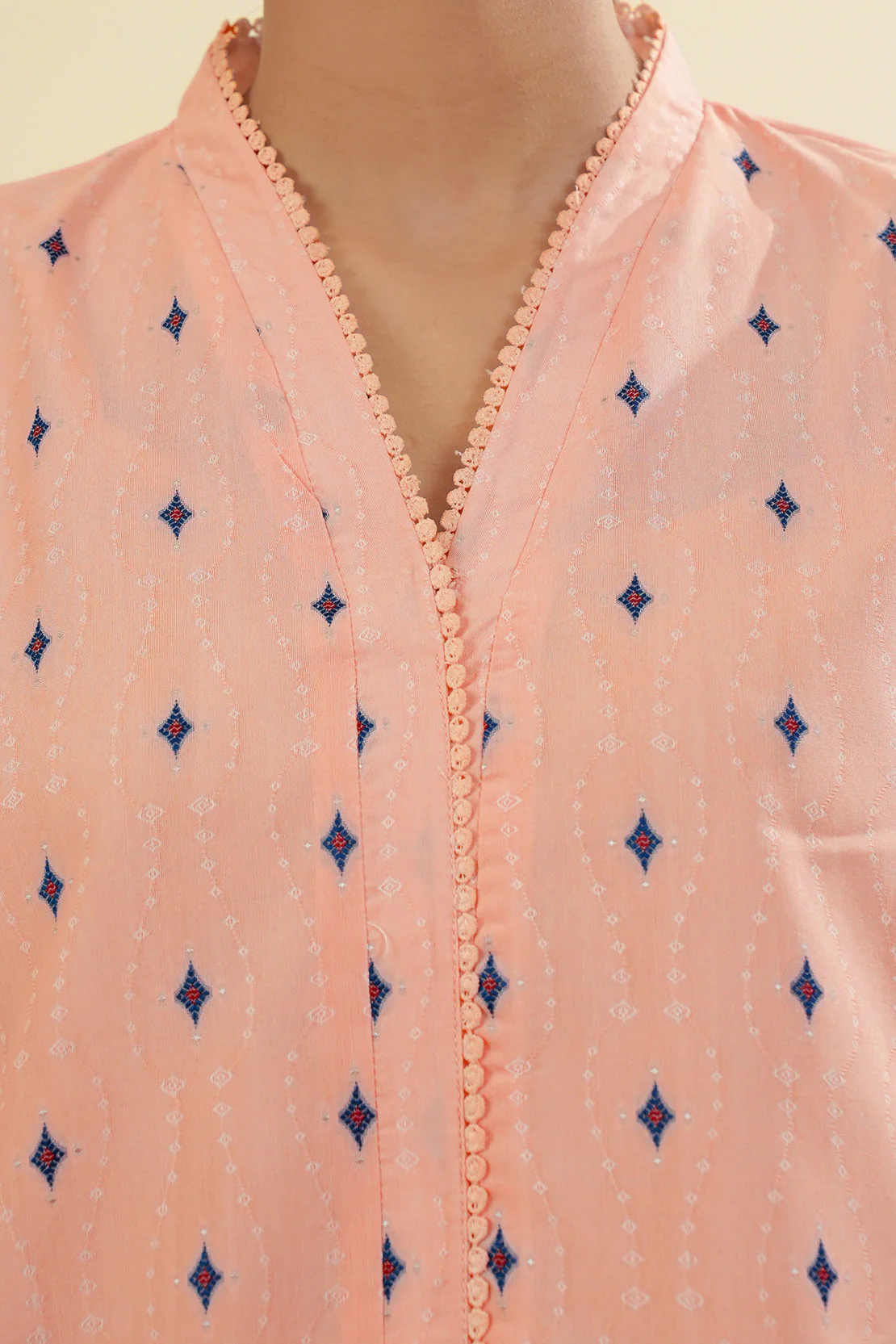 Cotton Jacquard Stitched 2 Piece (Shirt/Trouser) - Image 6
