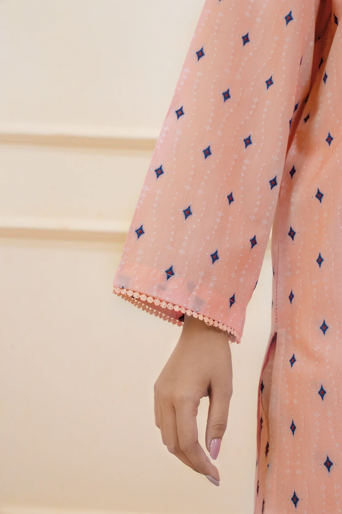 Cotton Jacquard Stitched 2 Piece (Shirt/Trouser) - Image 7