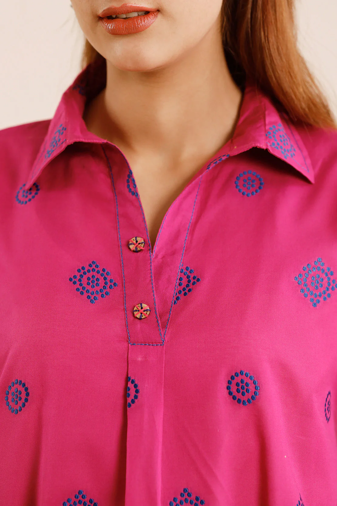 Cotton Jacquard Stitched 2 Piece (Shirt/Trouser) - Image 5