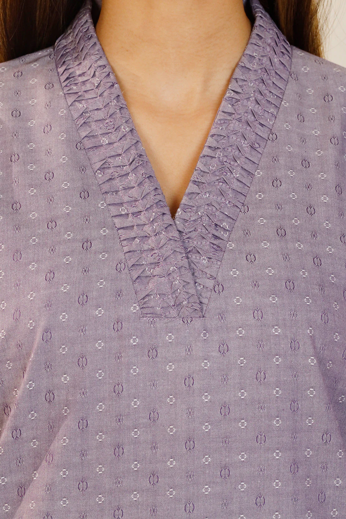 Cotton Jacquard Stitched 2 Piece (Shirt/Trouser) - Image 7