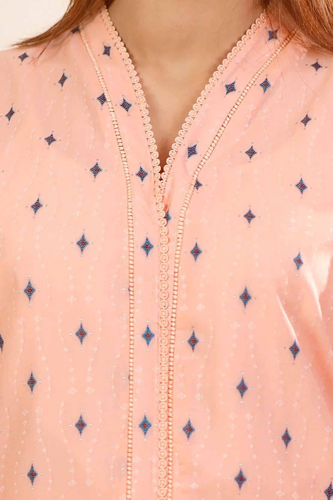 Cotton Jacquard Stitched 2 Piece (Shirt/Trouser) - Image 3