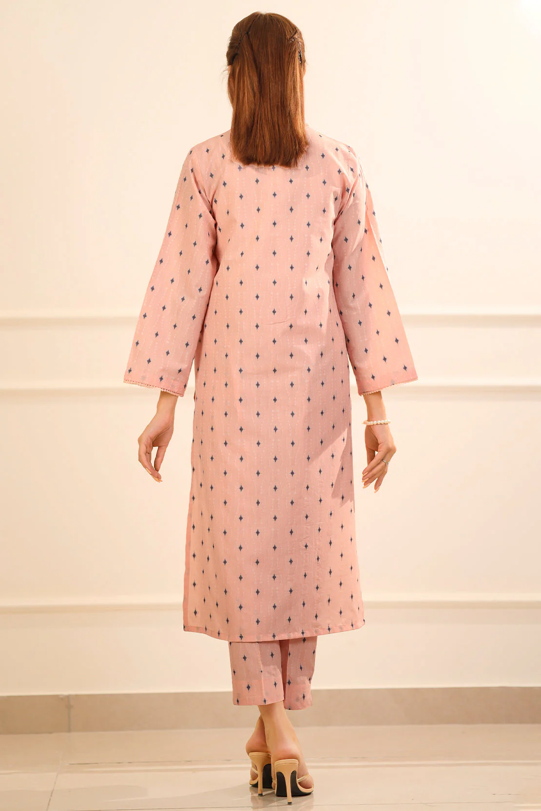 Cotton Jacquard Stitched 2 Piece (Shirt/Trouser) - Image 5