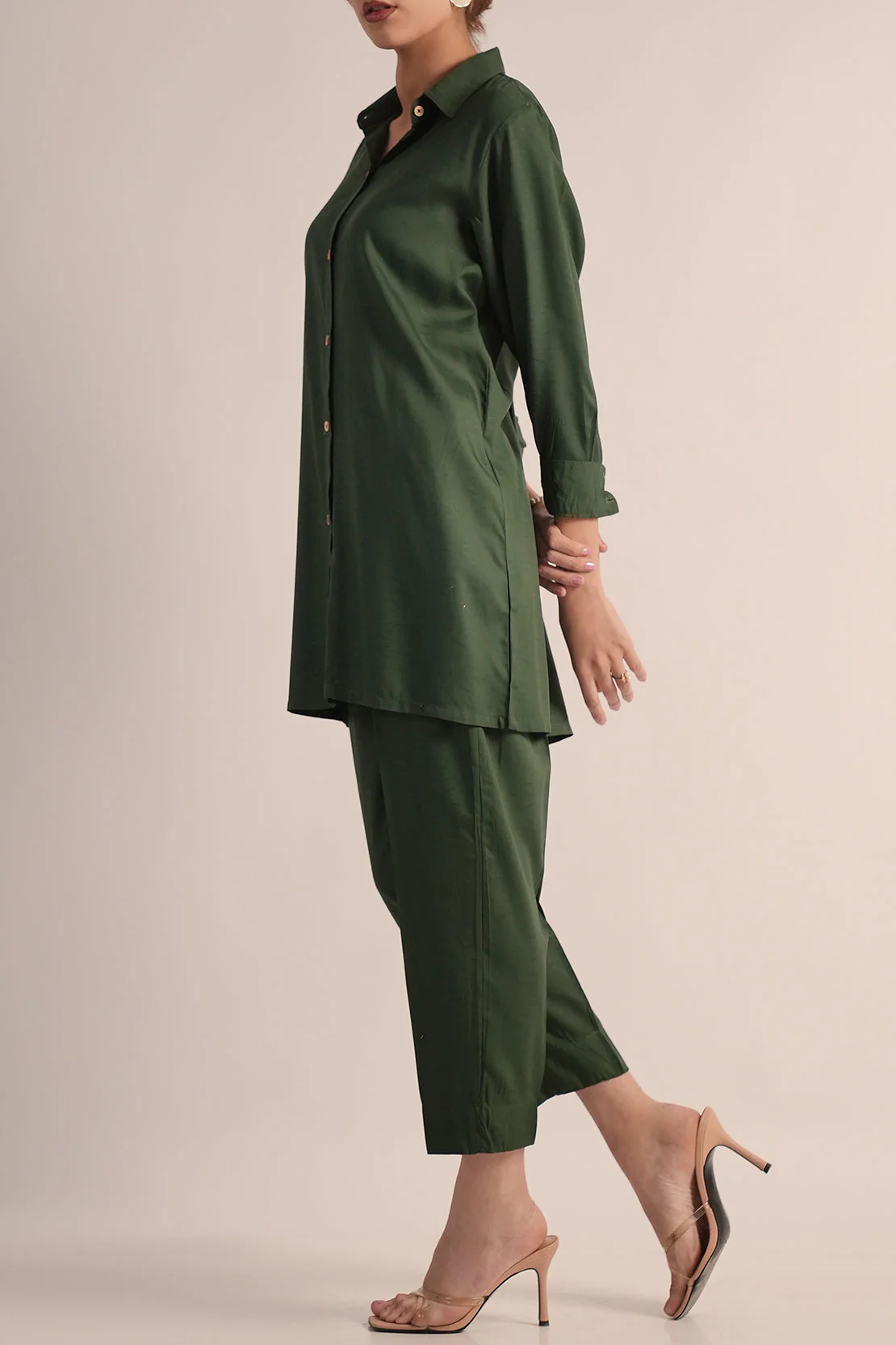 Cotton Jacquard Stitched 2 Piece (Shirt/Trouser) - Image 4