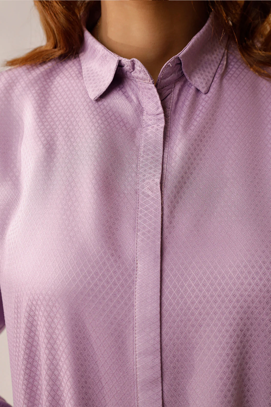 Cotton Jacquard Stitched 2 Piece (Shirt/Trouser) - Image 4