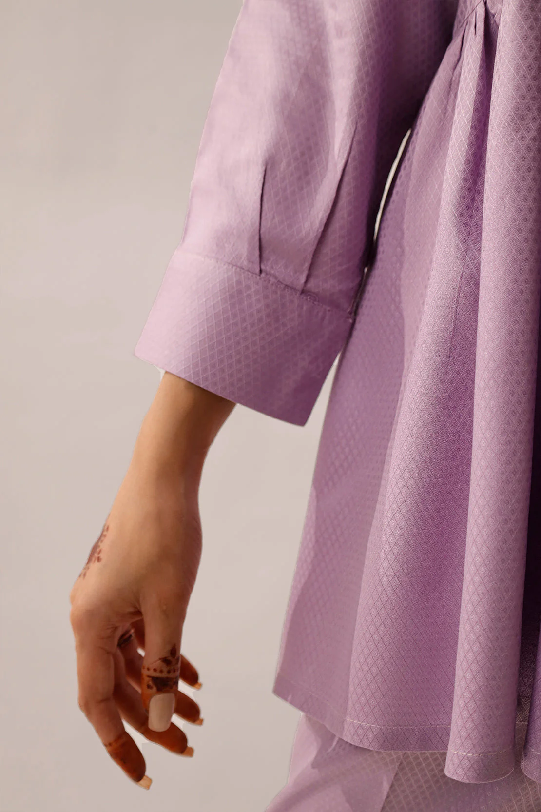 Cotton Jacquard Stitched 2 Piece (Shirt/Trouser) - Image 5