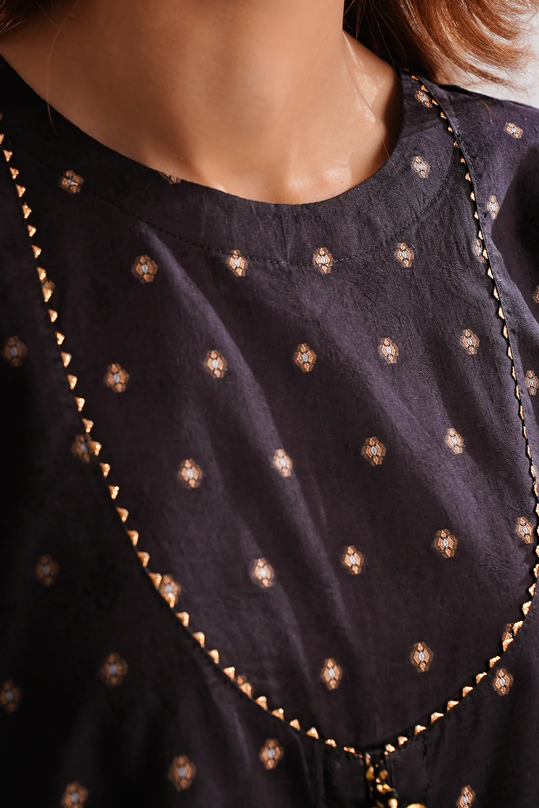 Cotton Jacquard Stitched 2 Piece (Shirt/Trouser) - Image 4