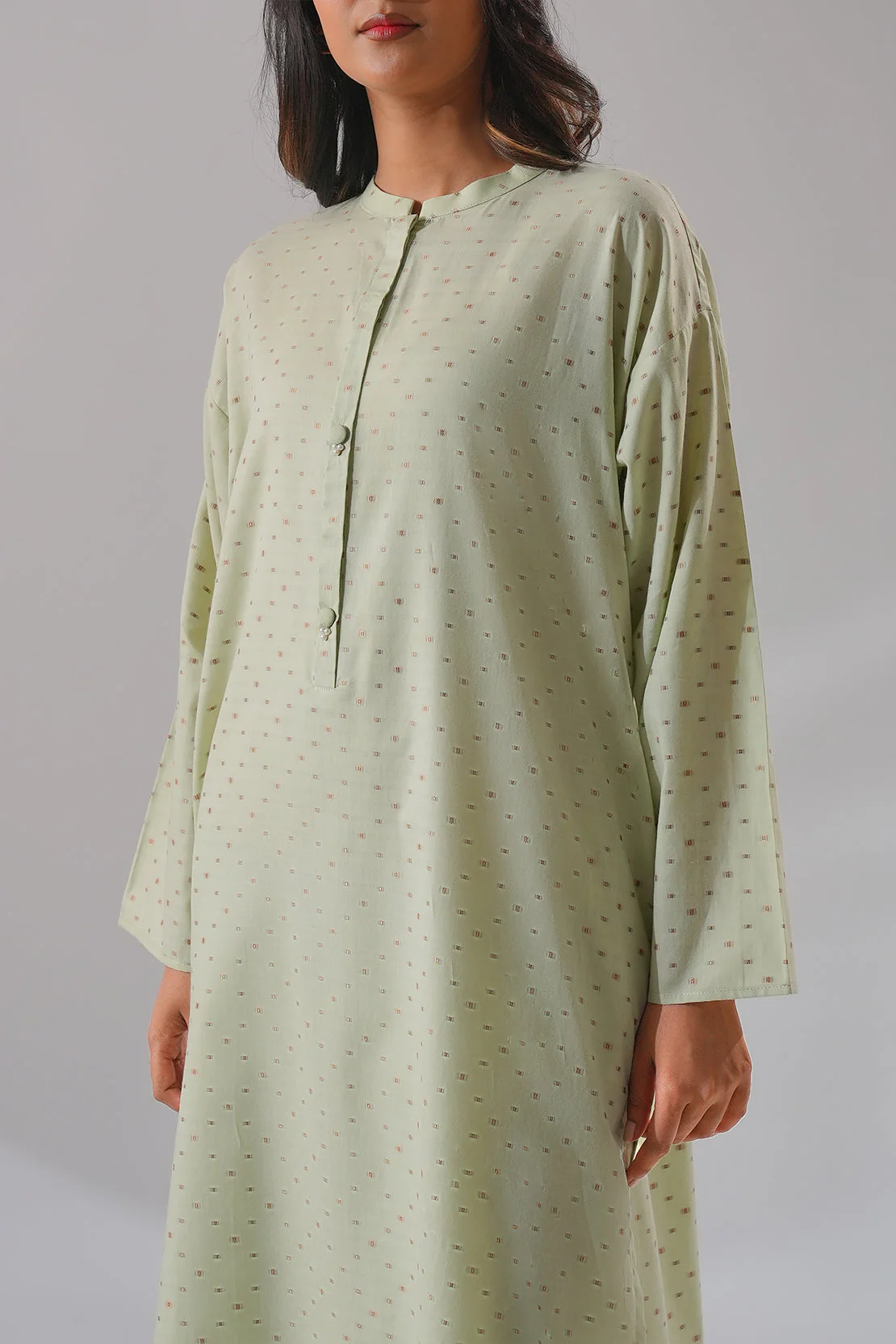 Cotton Jacquard Stitched 2 Piece (Shirt/Trouser) - Image 5