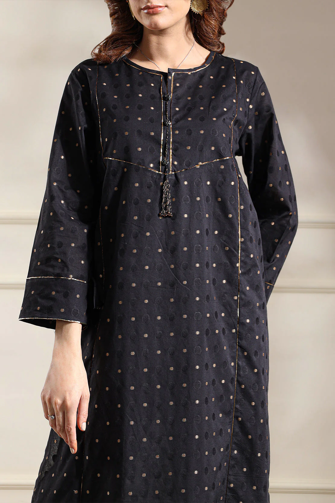 Cotton Jacquard Stitched 2 Piece (Shirt/Trouser)