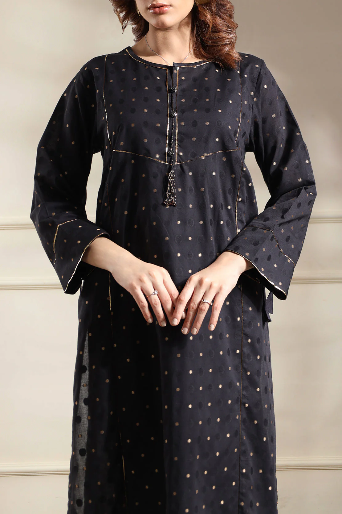 Cotton Jacquard Stitched 2 Piece (Shirt/Trouser) - Image 8