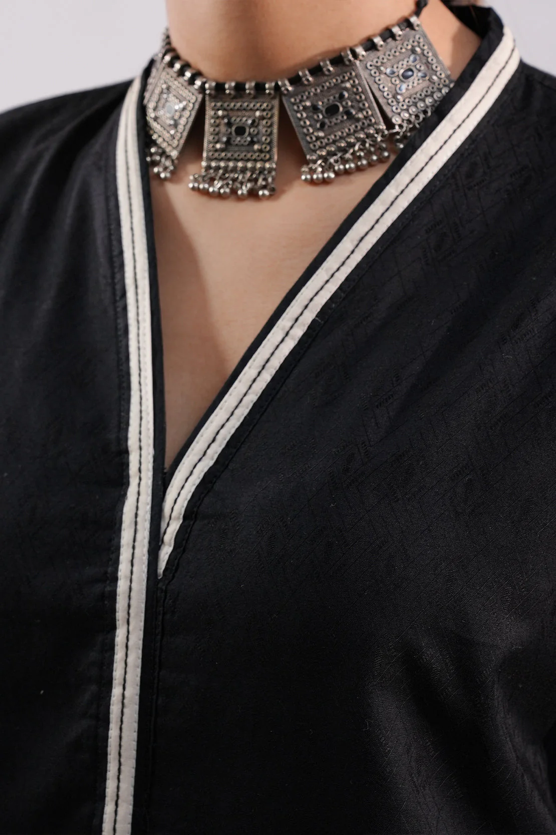 Cotton Jacquard Stitched 2 Piece (Shirt/Trouser) - Image 10