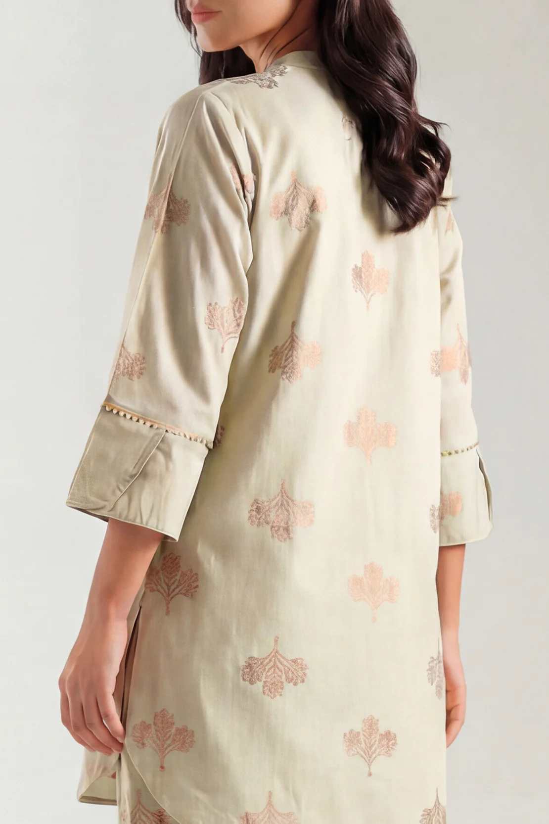 Cotton Jacquard Stitched 2 Piece (Shirt/Trouser) - Image 3