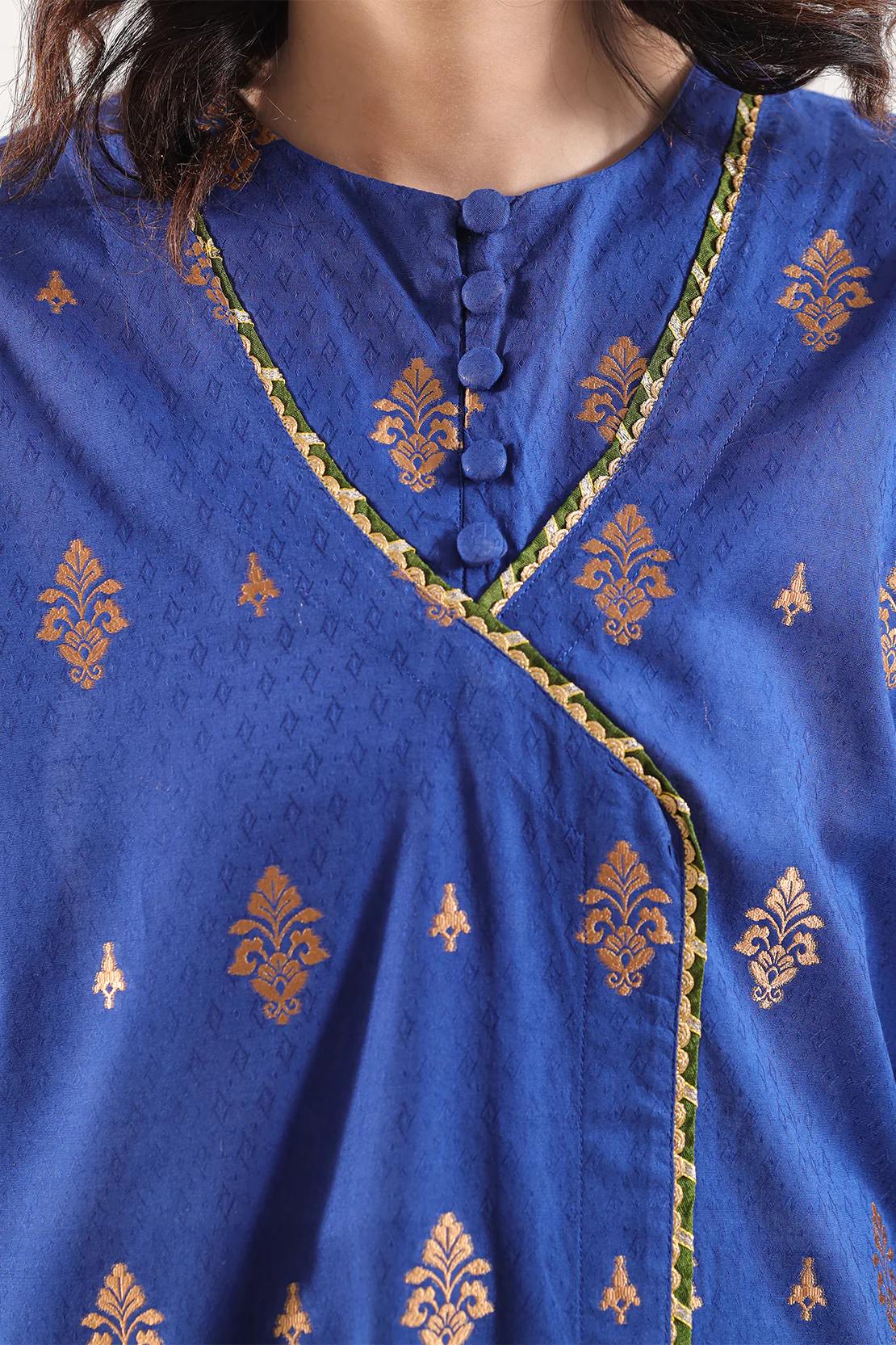 Cotton Jacquard Stitched 2 Piece (Shirt/Trouser) - Image 4