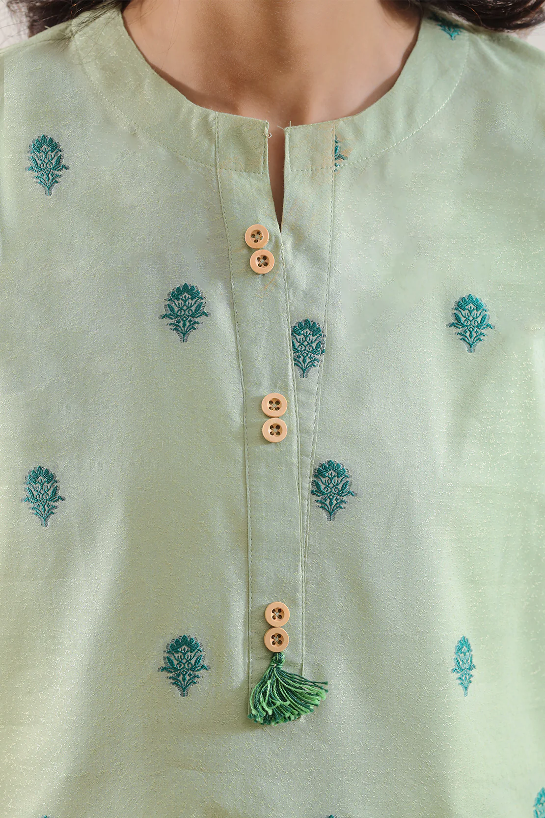 Cotton Jacquard Stitched 2 Piece (Shirt/Trouser) - Image 4
